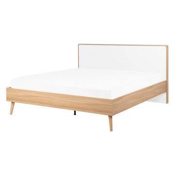 Bett mit Lattenrost aus Faserplatte Modern SERRIS