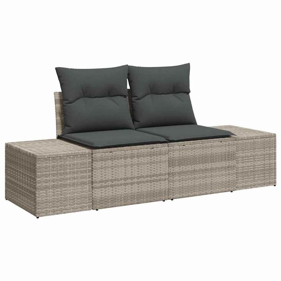 VidaXL Ensemble de canapé de jardin poly rattan  