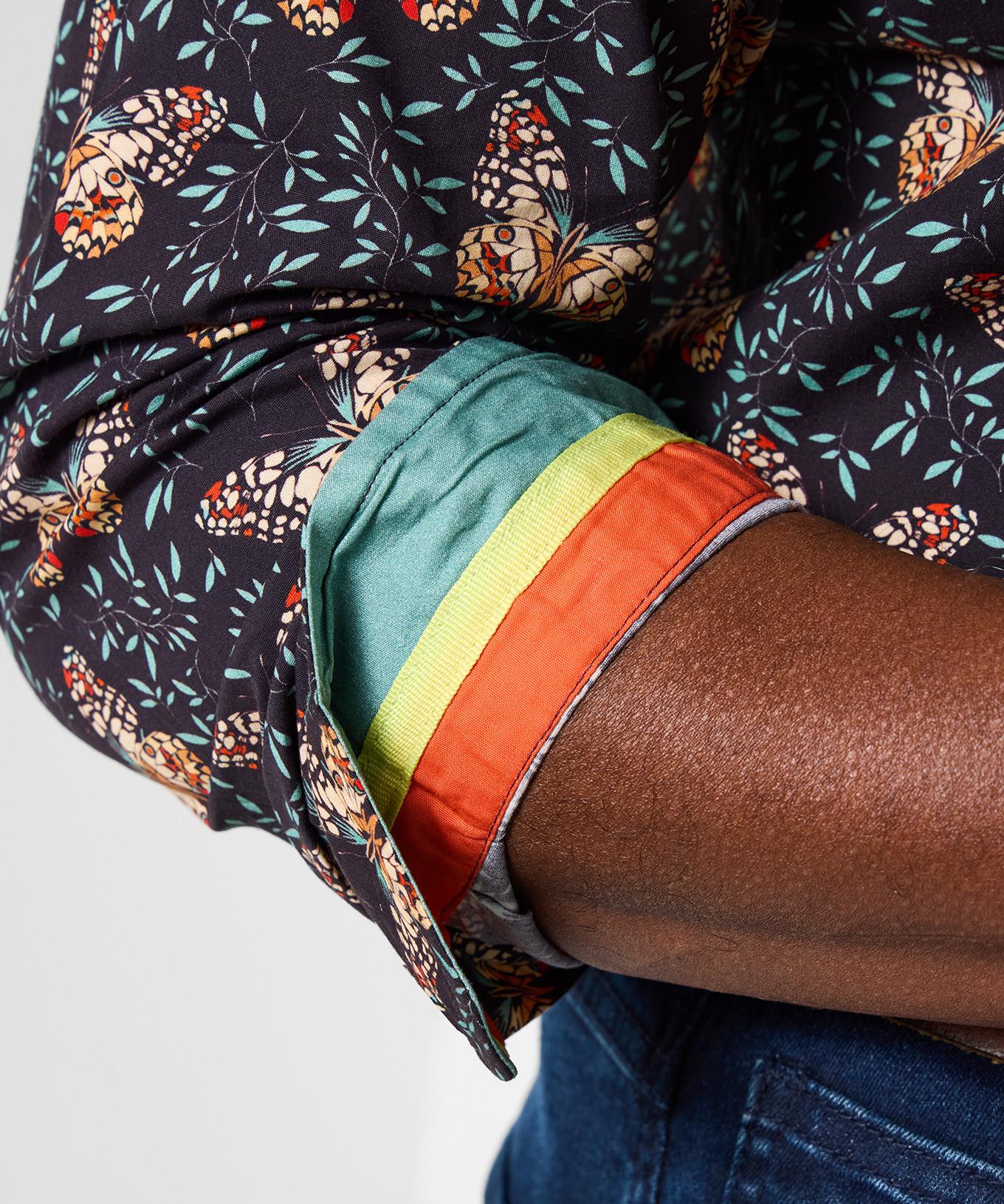 Joe Browns Langarmhemd Schmetterlingsmotiv  