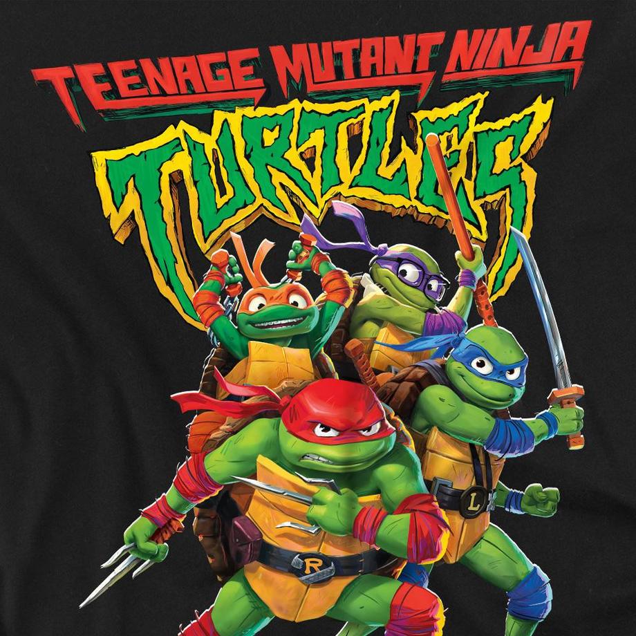 TEENAGE MUTANT NINJA TURTLE  Mutant Mayhem Maglietta Logo Gruppo 