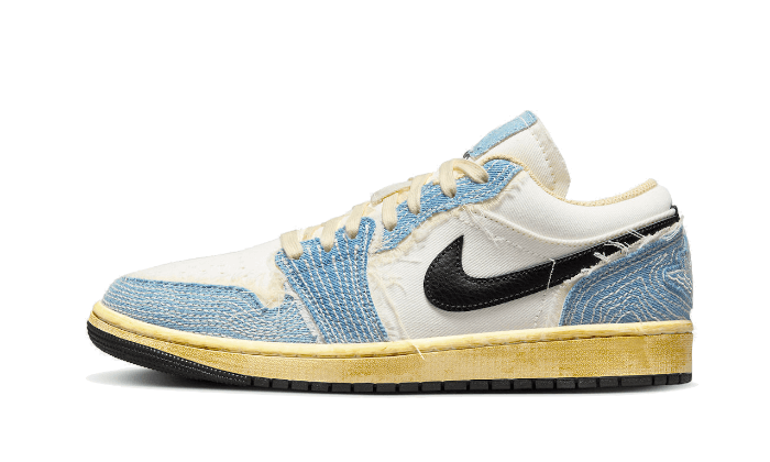 NIKE  Air Jordan 1 Low SE WRMK Sashiko Denim 