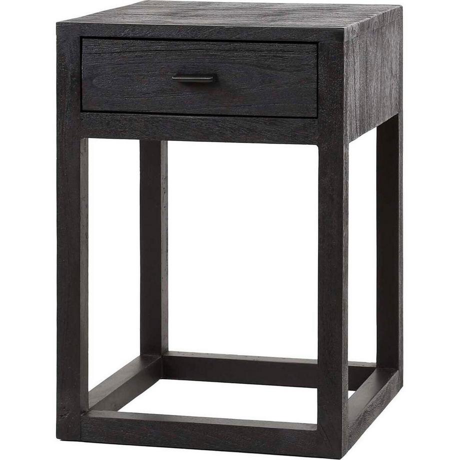 Comodino quadrato Noir Elegance