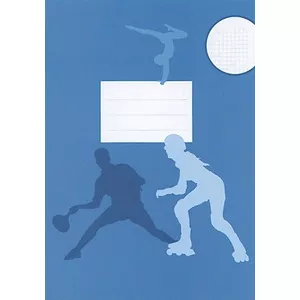 BÜROLINE Schulheft mit Rahmen A4 611082 kariert, 4mm, 90g/m² 20 Blatt