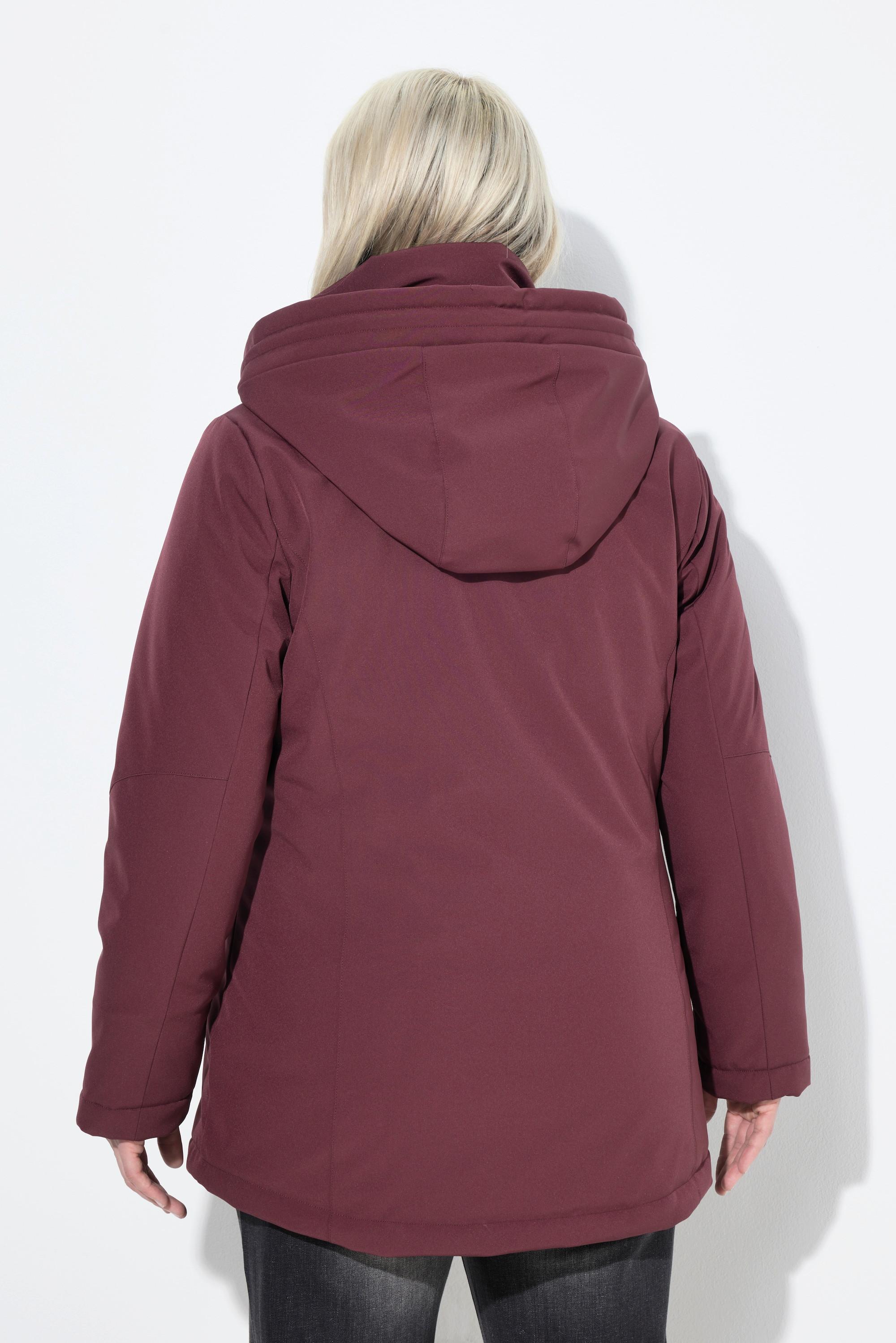 Ulla Popken HYPRAR Giacca Funzionale Idrorepellente con Cappuccio  