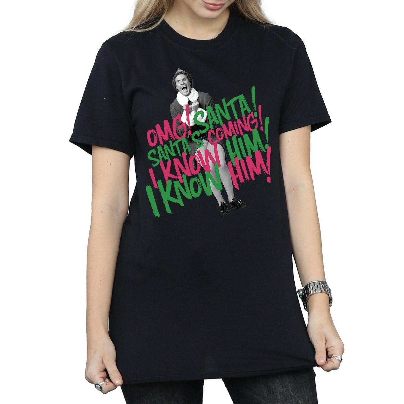 Elf T-shirt Santa's Coming  