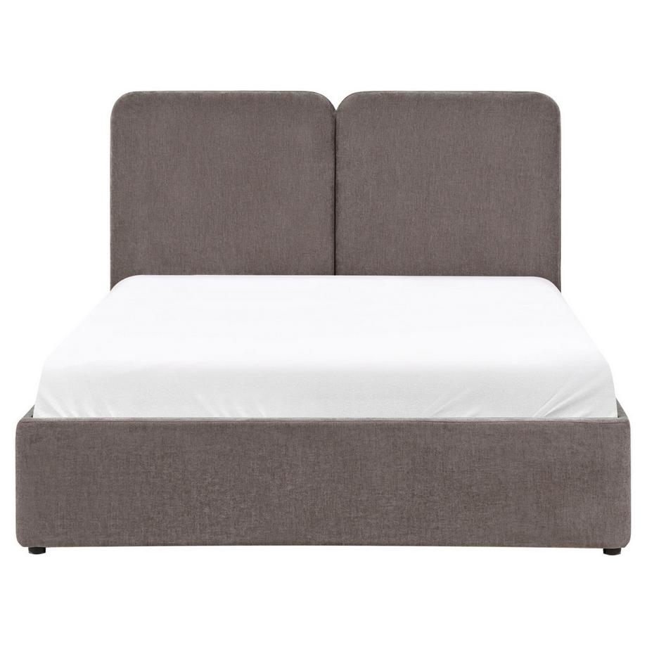 Beliani Lit ottoman en Tissu chenille Moderne ARBOIS  