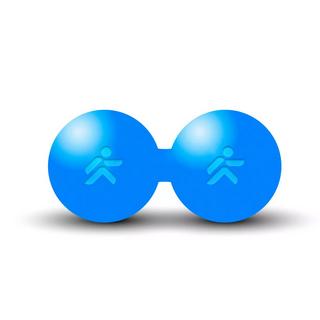 JustFit Double balle de massage en ébonite "Foam Ball" Ø 6cm JustFit  