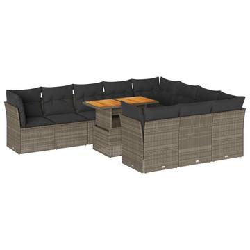 Garten sofagarnitur poly-rattan
