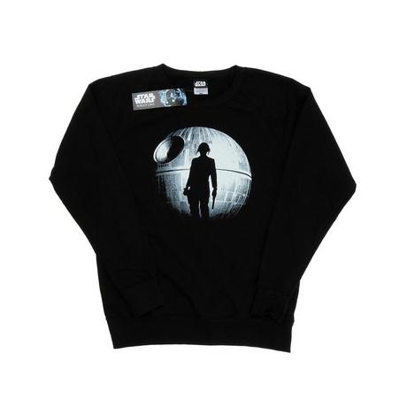 STAR WARS  Rogue One Death Star Jyn Silhouette Sweatshirt 