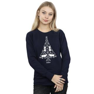 Disney  Frozen Christmas Tree Sweatshirt 