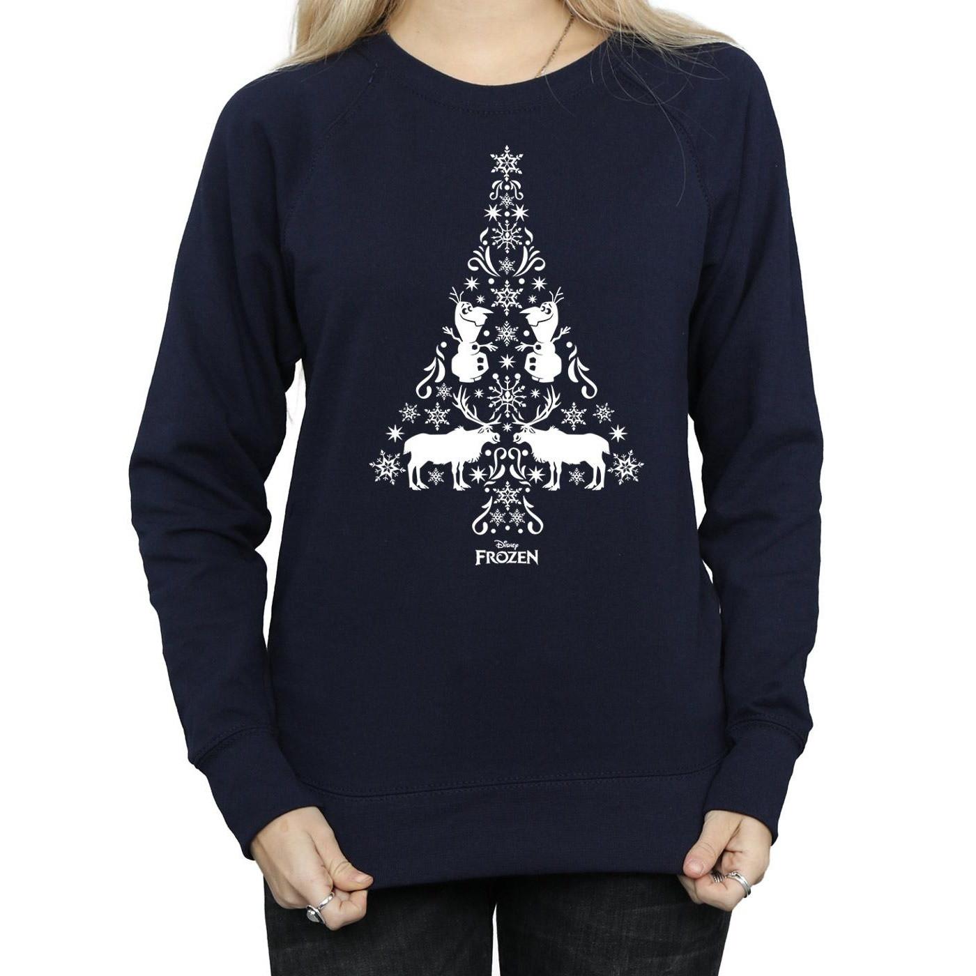 Disney Frozen Weihnachtsbaum Sweatshirt  