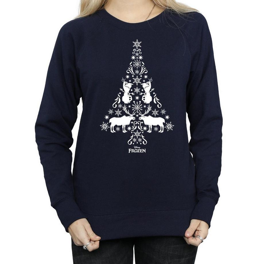 Disney Frozen Weihnachtsbaum Sweatshirt  