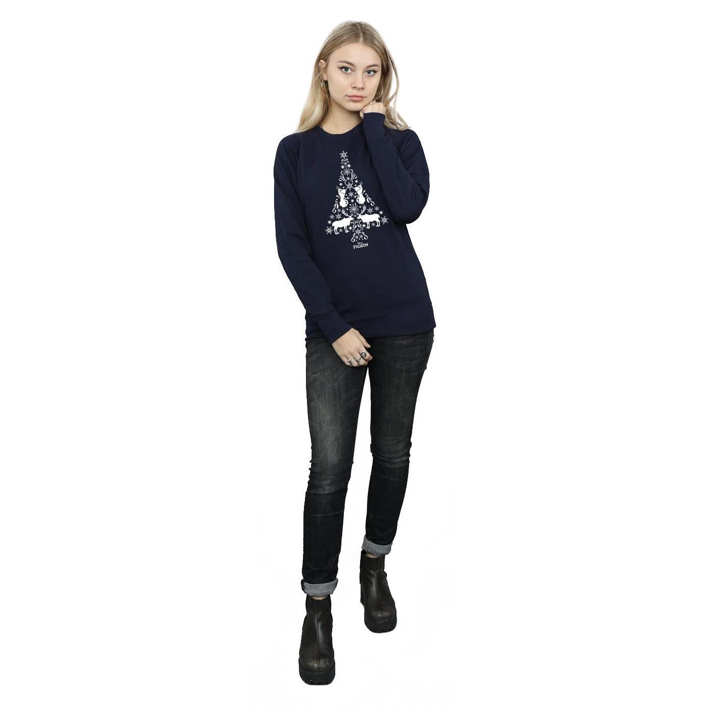 Disney Frozen Weihnachtsbaum Sweatshirt  
