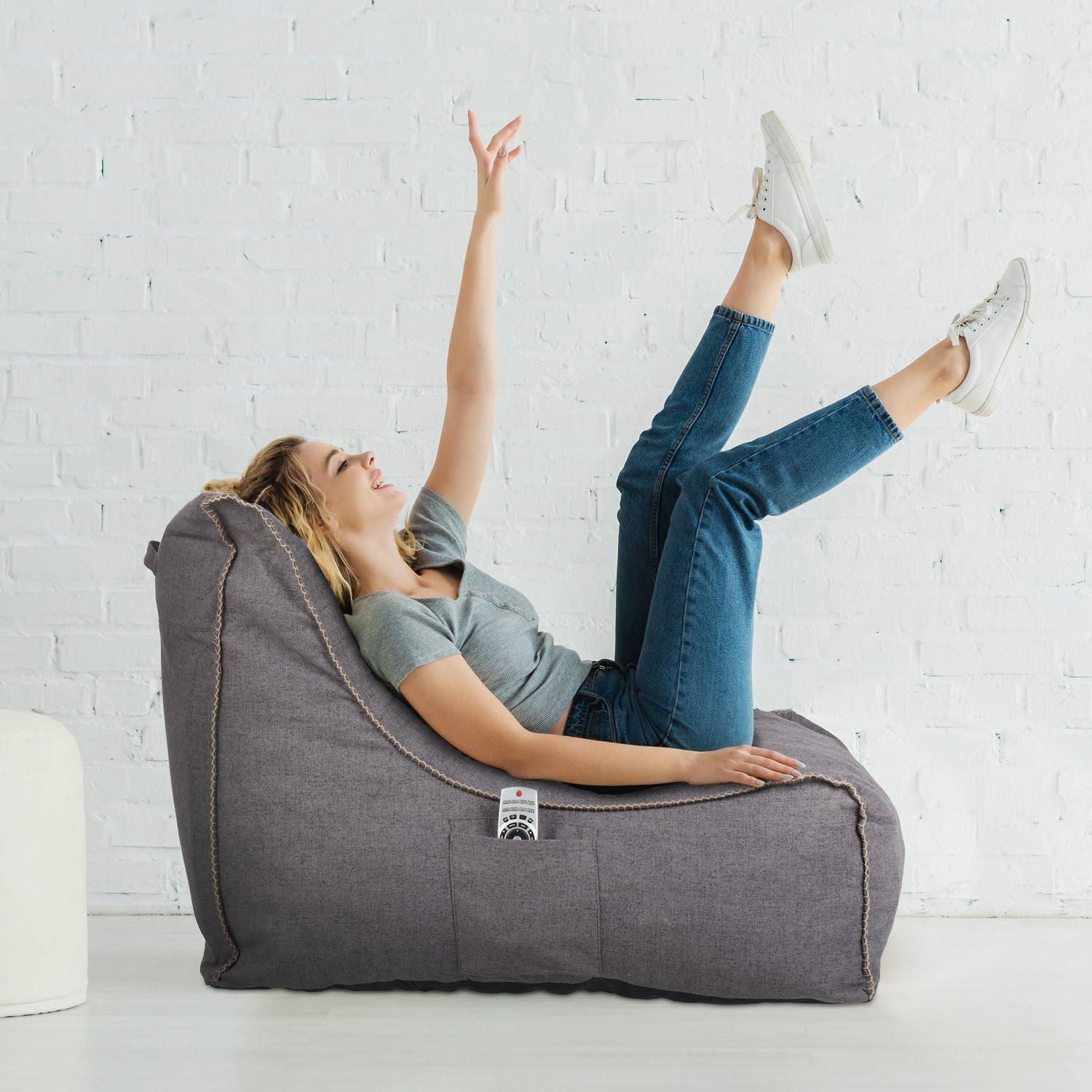 Northix Pouf con schienale  