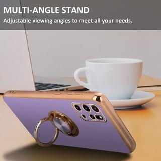 Cadorabo  Housse compatible avec Samsung Galaxy S20 PLUS avec anneau - Coque de protection en silicone TPU flexible, avec protection pour appareil photo et support voiture magnétique 