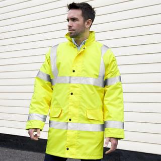 Result High Viz Motorway Parka  