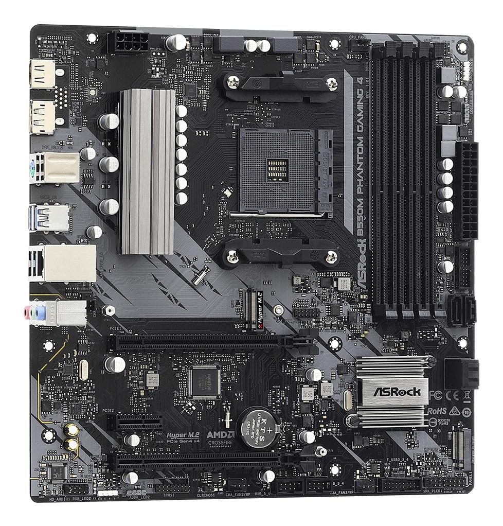 ASRock  B550M Phantom Gaming 4 AMD B550 Socket AM4 micro ATX 