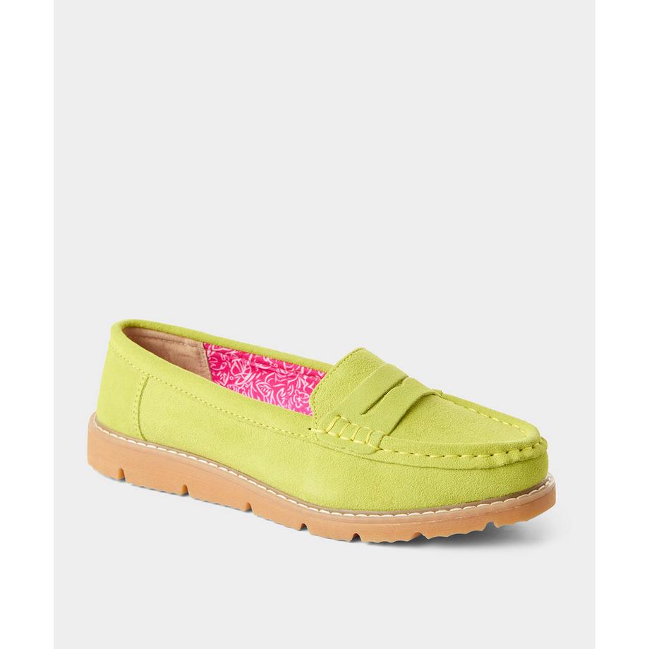 Joe Browns Auffällige Veloursleder Loafer  