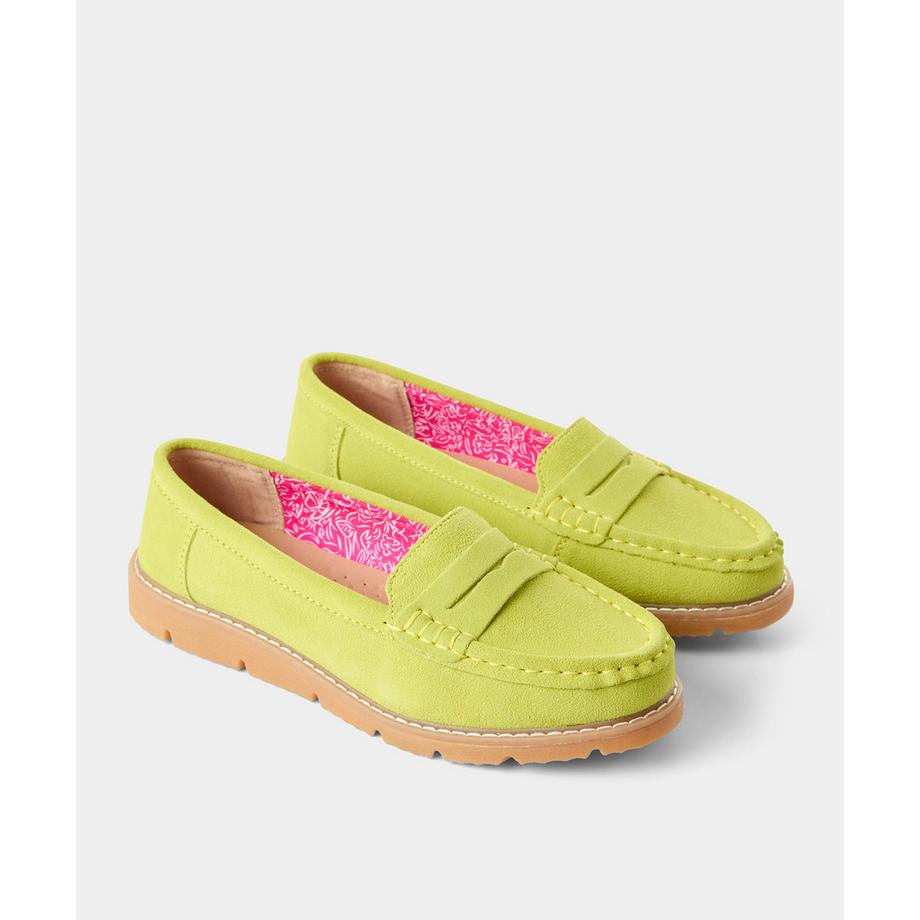 Joe Browns Auffällige Veloursleder Loafer  