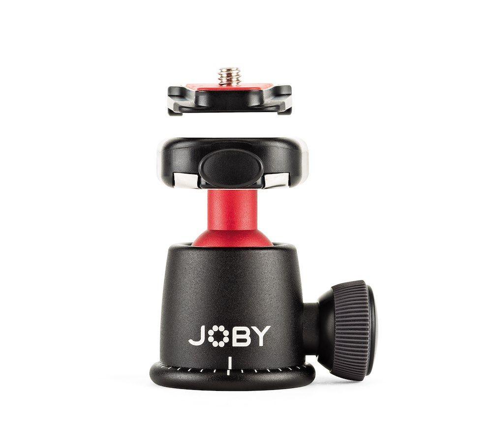 Joby  Joby BallHead 3K testa per treppiede Nero, Rosso Acrilonitrile butadiene stirene (ABS), Alluminio, Acciaio armonico, Acciaio, Elastomero Termoplastico (TPE) 1/4" Palla 