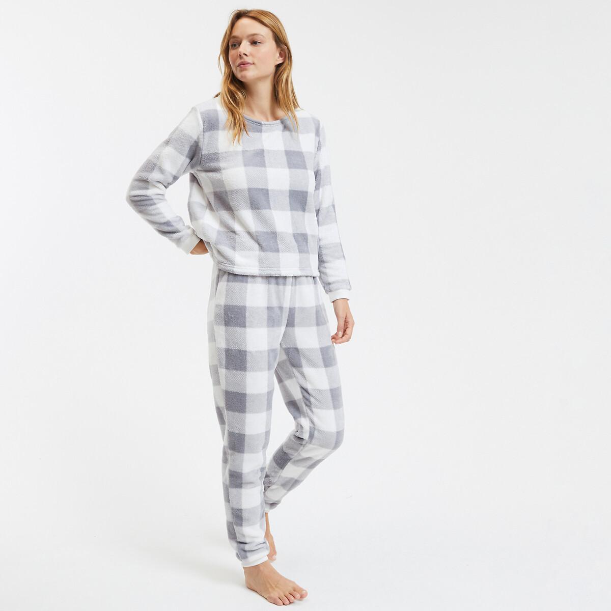 SO'HOME  Karierter Pyjama aus Fleece 