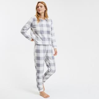 SO'HOME  Karierter Pyjama aus Fleece 