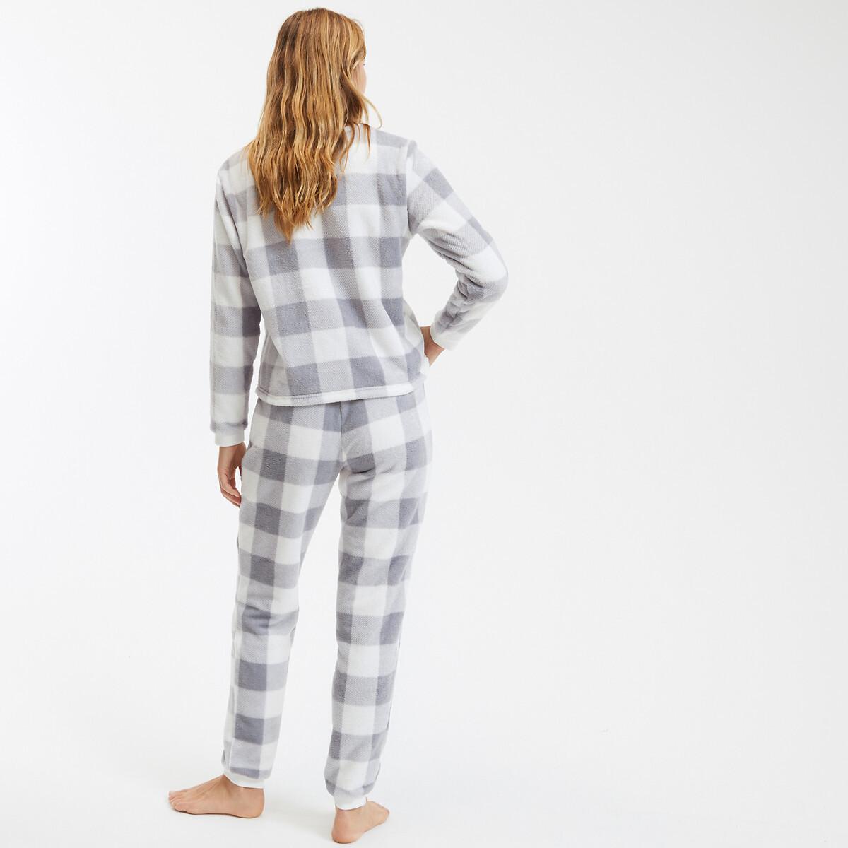 SO'HOME  Karierter Pyjama aus Fleece 