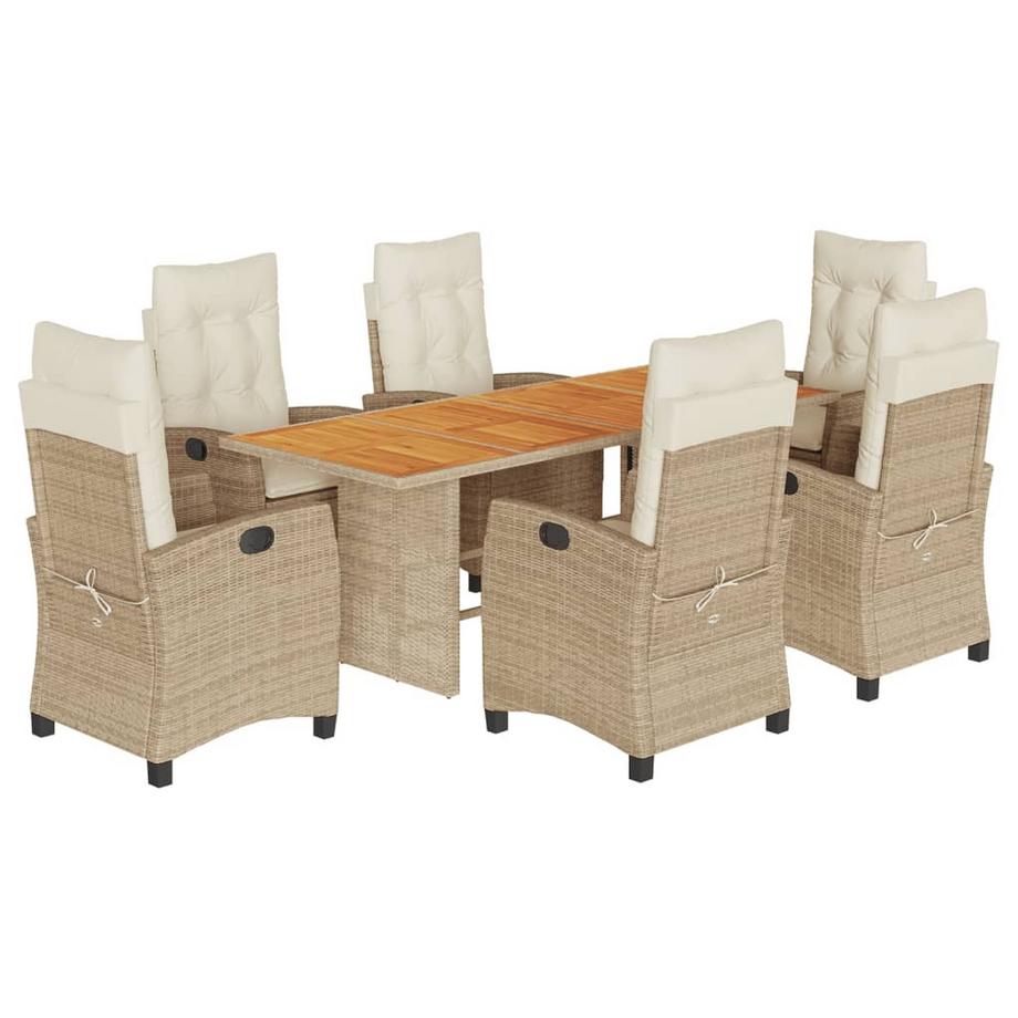 Garten essgruppe poly-rattan
