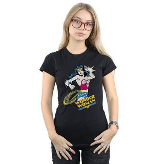 Wonder Woman Wonder Woman Lasso Logo Imprimé T-Shirt  