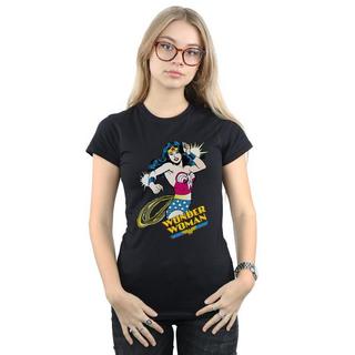 Wonder Woman Wonder Woman Lasso Logo Imprimé T-Shirt  