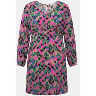 Studio Untold Minikleid Fitted Fit Colorprint Langarm  