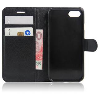 Cover-Discount  iPhone SE / 8 / 7 - Leder Tasche Etui Hülle Kartenfächer 