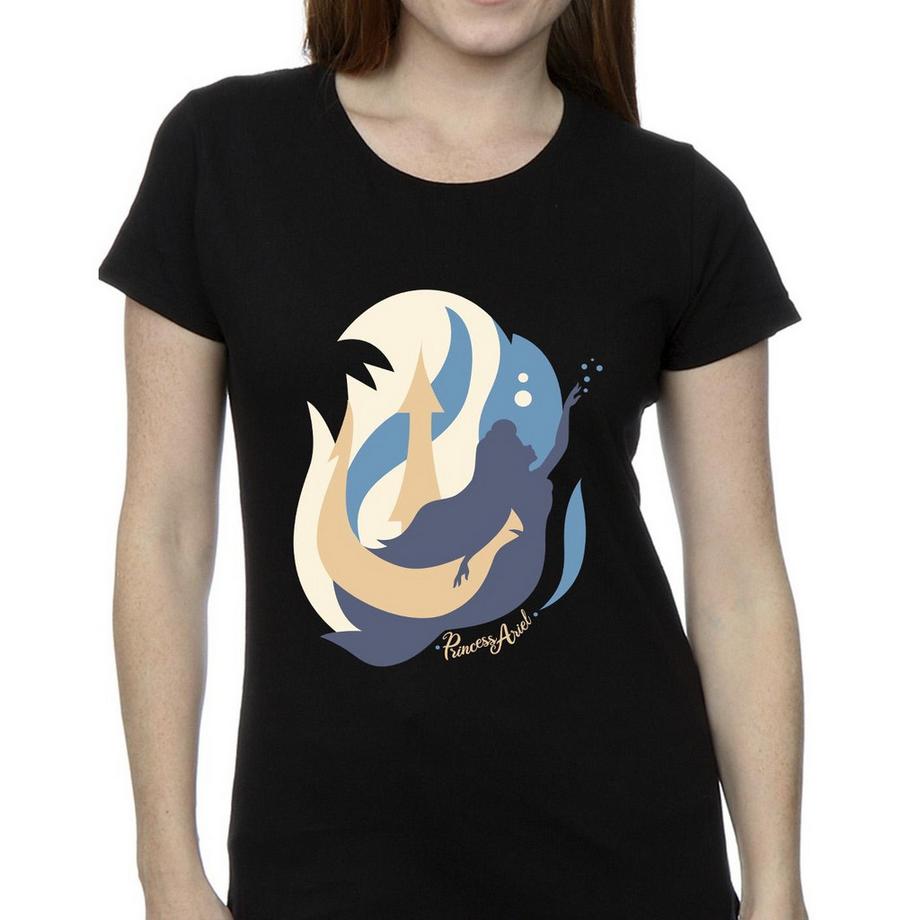 Disney The Little Mermaids T-Shirt Stampata  