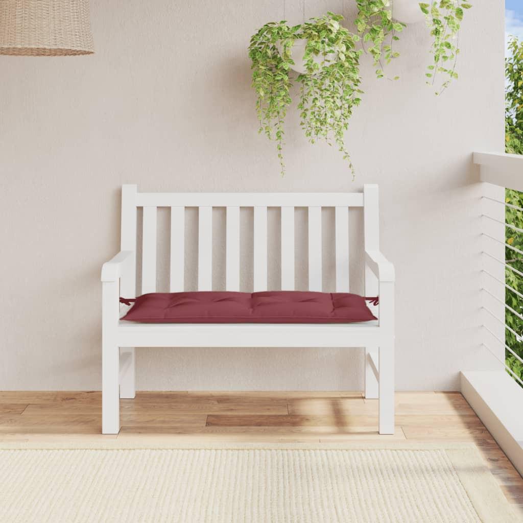 VidaXL Coussin de banc de jardin tissu  