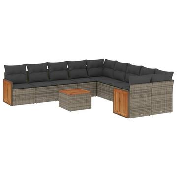 Garten sofagarnitur poly-rattan