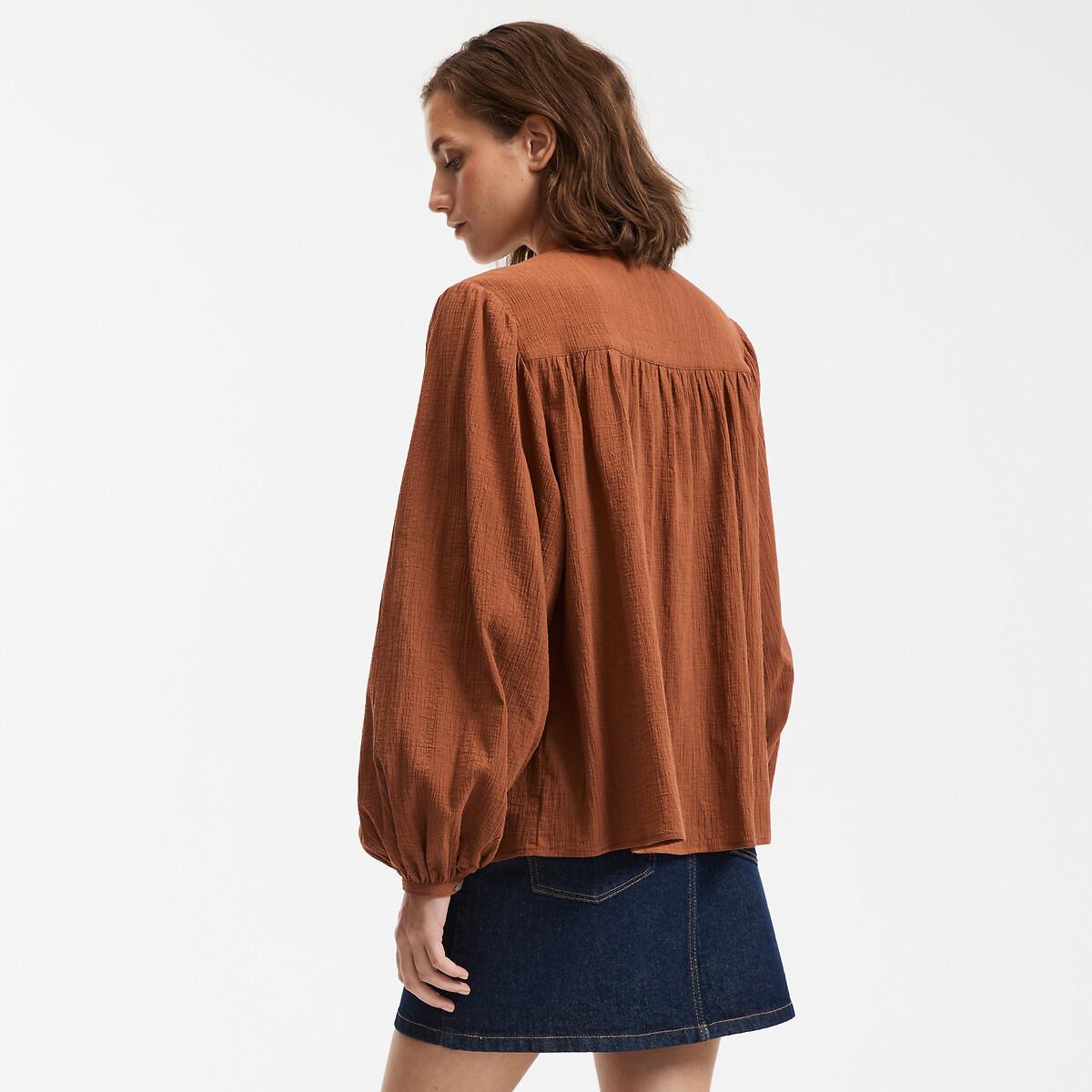 La Redoute Collections Camicetta Oversize Collo alla Coreana  
