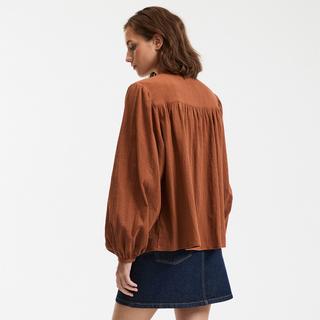 La Redoute Collections Camicetta Oversize Collo alla Coreana  