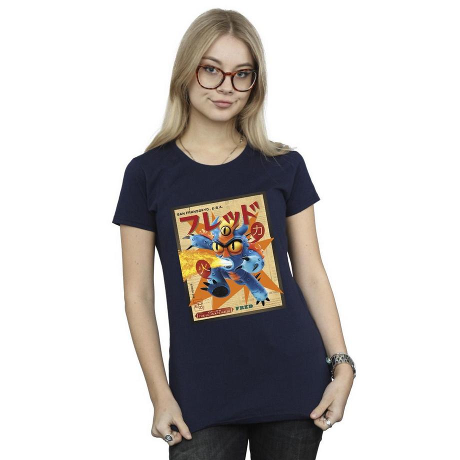 Disney Big Hero 6 Fredzilla T-Shirt Stampata  