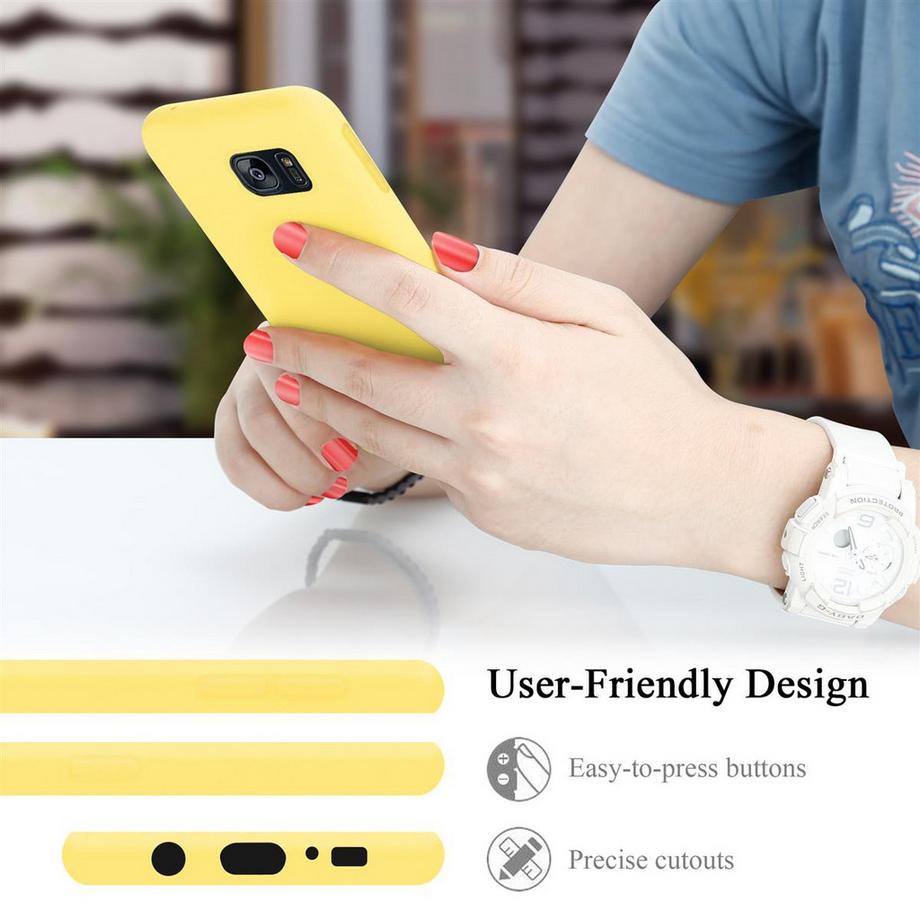 Cadorabo  Hülle für Samsung Galaxy S7 EDGE TPU Silikon Liquid 