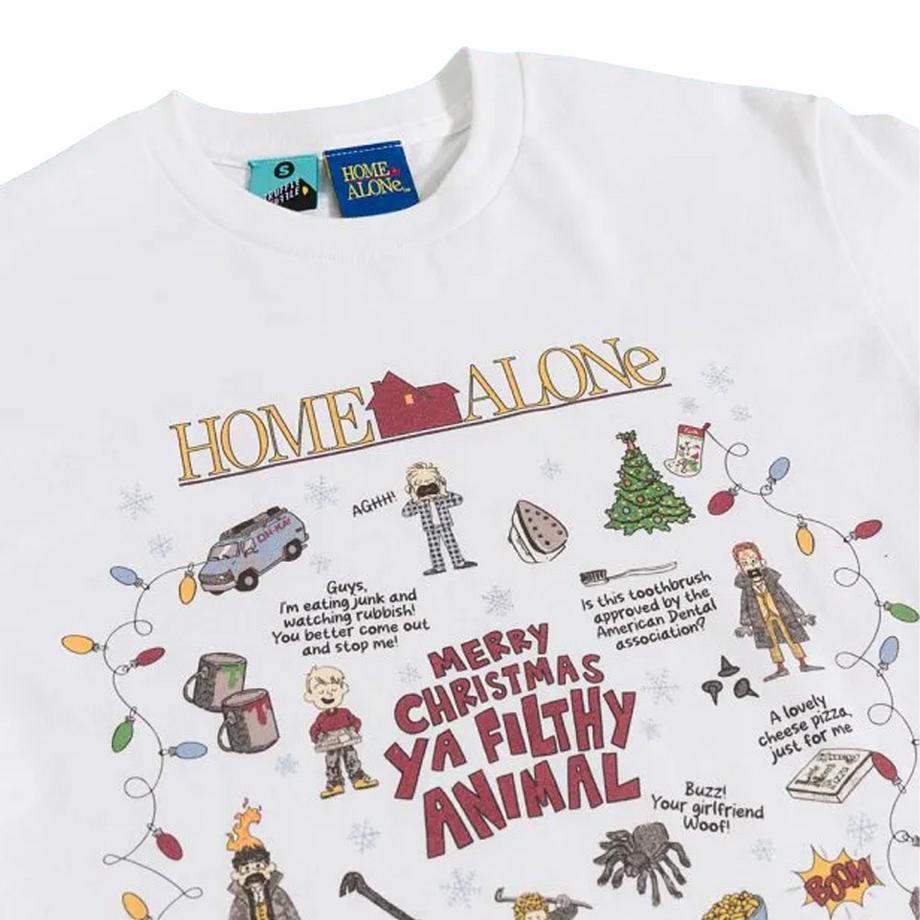 Home Alone Maglietta Natale Cotone  