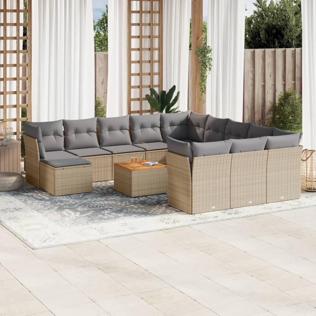 VidaXL Garten sofagarnitur poly-rattan  