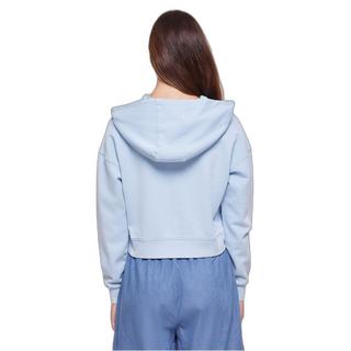 URBAN CLASSICS  kapuzenpullover court au frottee mit blumentickerei urban claic 