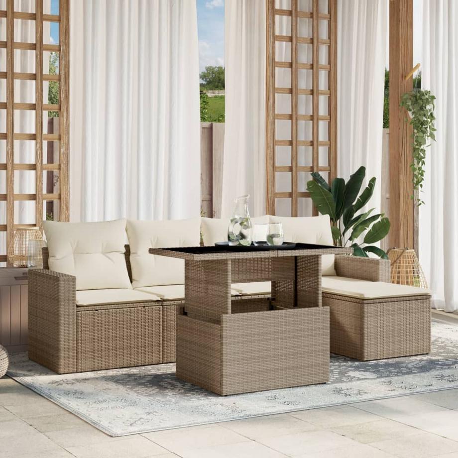 VidaXL Garten sofagarnitur poly-rattan  