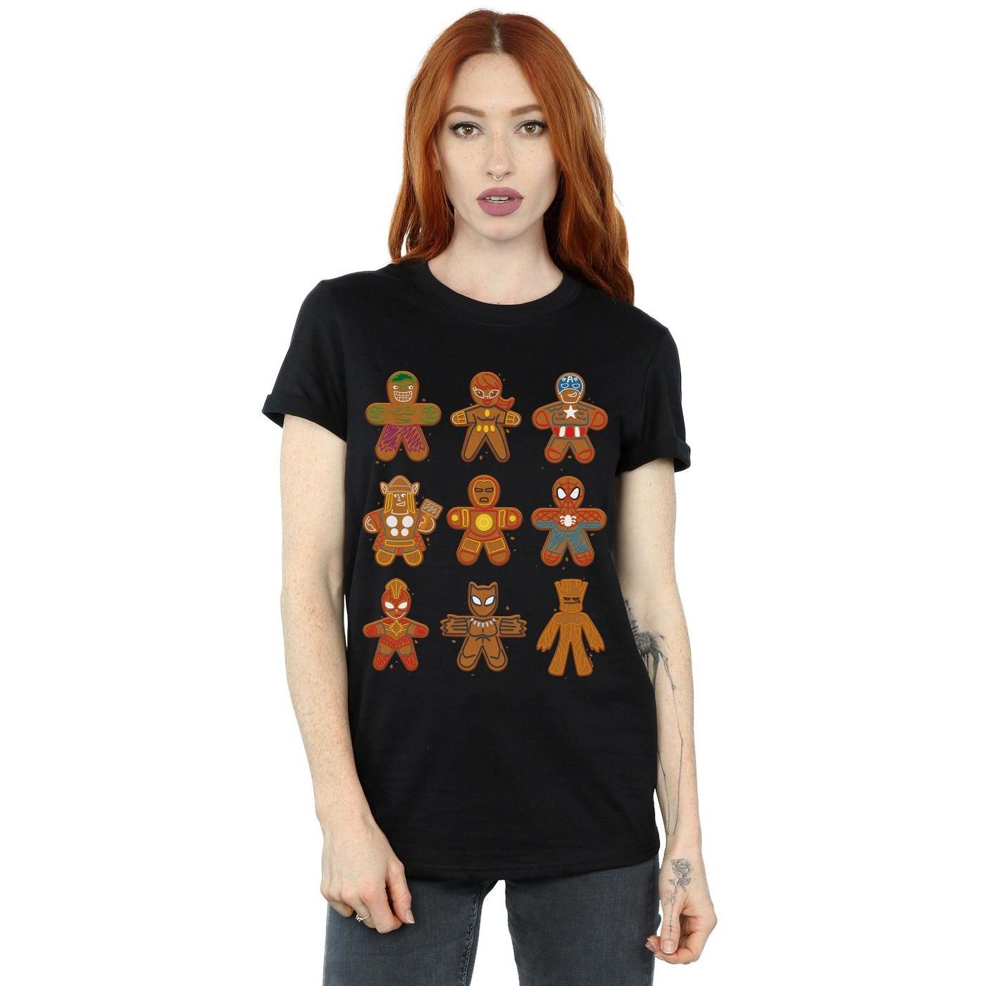 MARVEL Avengers Lebkuchen Charakter T-Shirt  