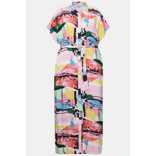 Studio Untold  Hemdblusen-Maxikleid, oversized, Color-Print 