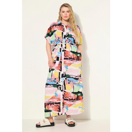 Studio Untold  Hemdblusen-Maxikleid, oversized, Color-Print 