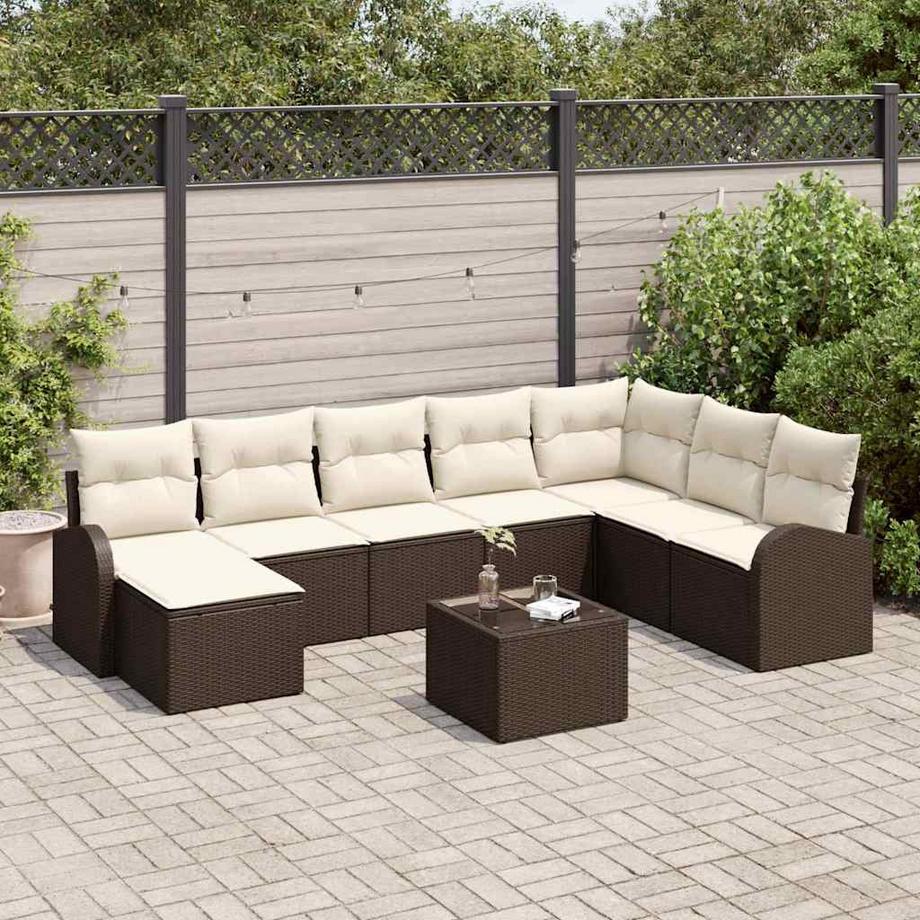 VidaXL Modulare möbel poly-rattan  