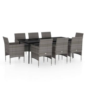 Garten essgruppe poly-rattan