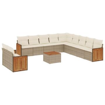 Garten sofagarnitur poly-rattan