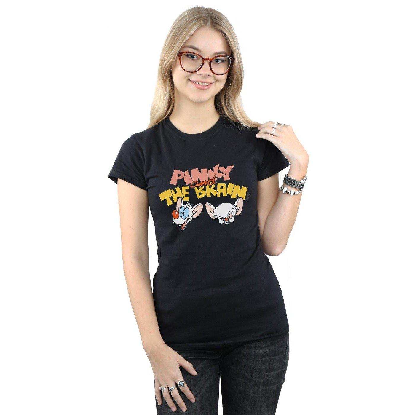 Animaniacs  Tshirt PINKY AND THE BRAIN HEADS 